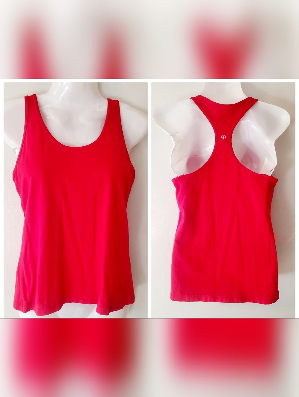 lululemon athletica Women's Bright Red Racerback Tank